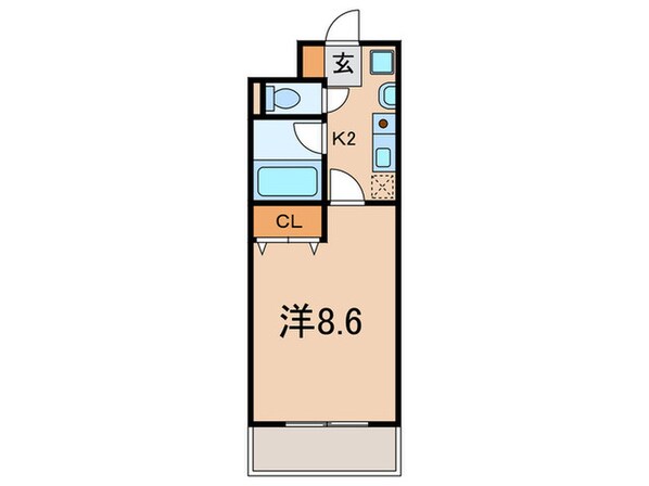 ベルージュ天空橋の物件間取画像